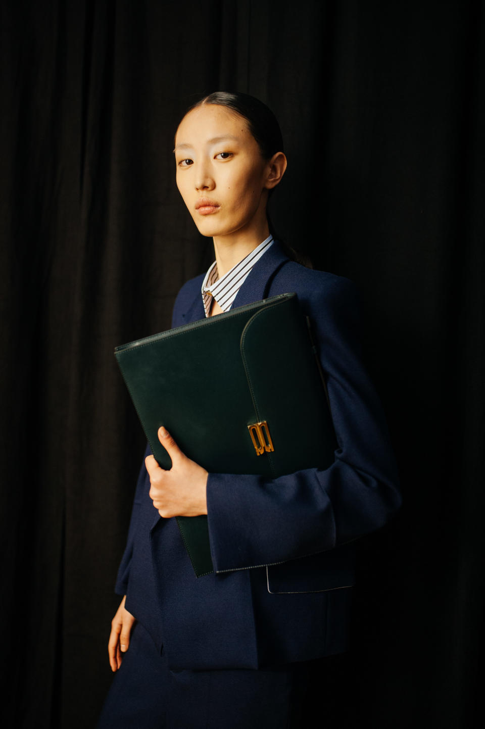 Backstage at Victoria Beckham Fall 2024 Ready-to-Wear Collection at Paris Fashion Week