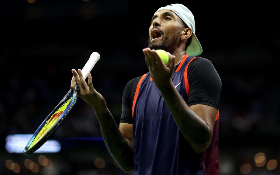 Nick Kyrgios - Ver: Nick Kyrgios rompe dos raquetas después de caer del US Open a manos de Karen Khachanov - GETTY IMAGES