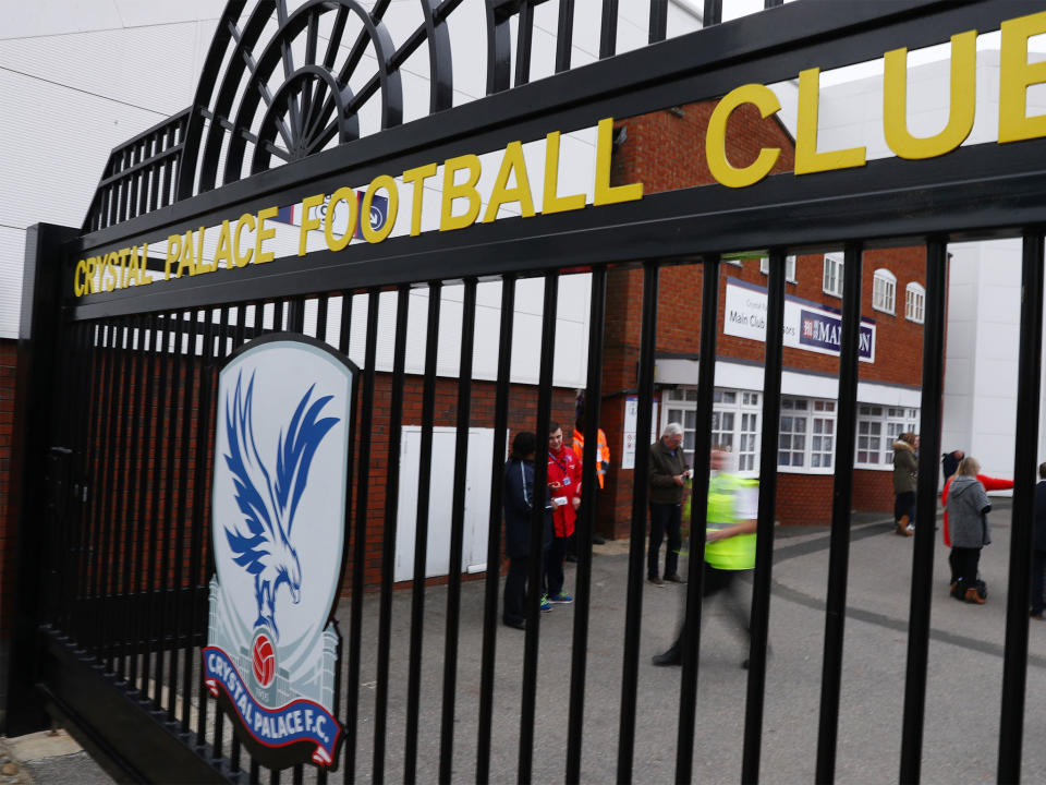 Crystal Palace released a statement on Friday: Getty