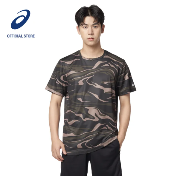 Asics Men ALL OVER GRAPHIC Short Sleeve Tee. PHOTO: Lazada