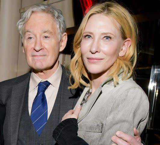 <p>Kristina Bumphrey/Variety via Getty</p> Kevin Kline and Cate Blanchett, February 2024