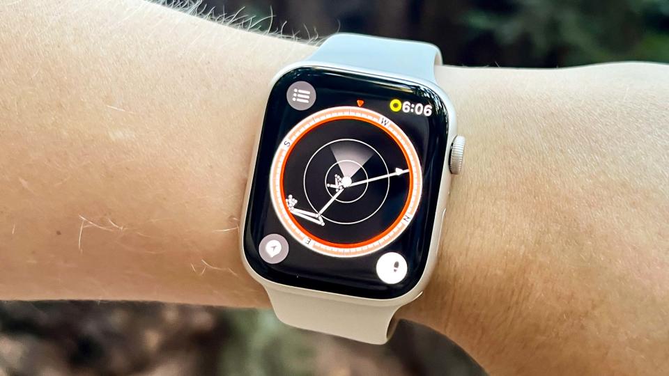 Apple Watch Series 8 shown on wrist