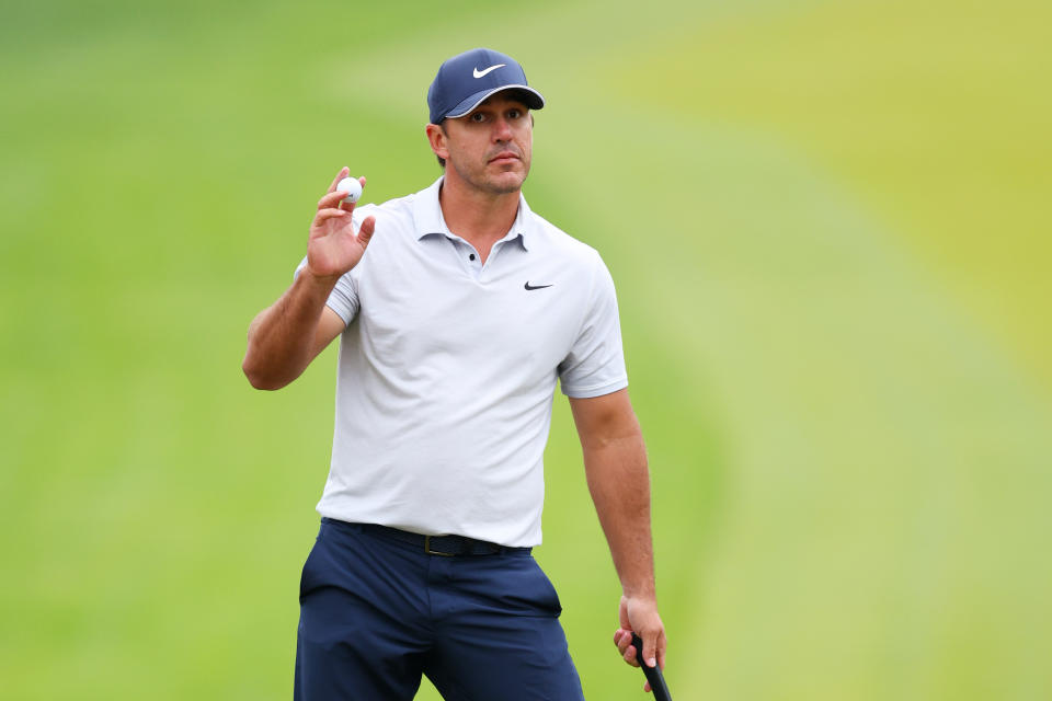 Brooks Koepka will attempt to capture his fifth major title and third PGA Championship crown at Oak Hill Country Club in Rochester, New York.  (Photo by Andrew Redington/Getty Images)