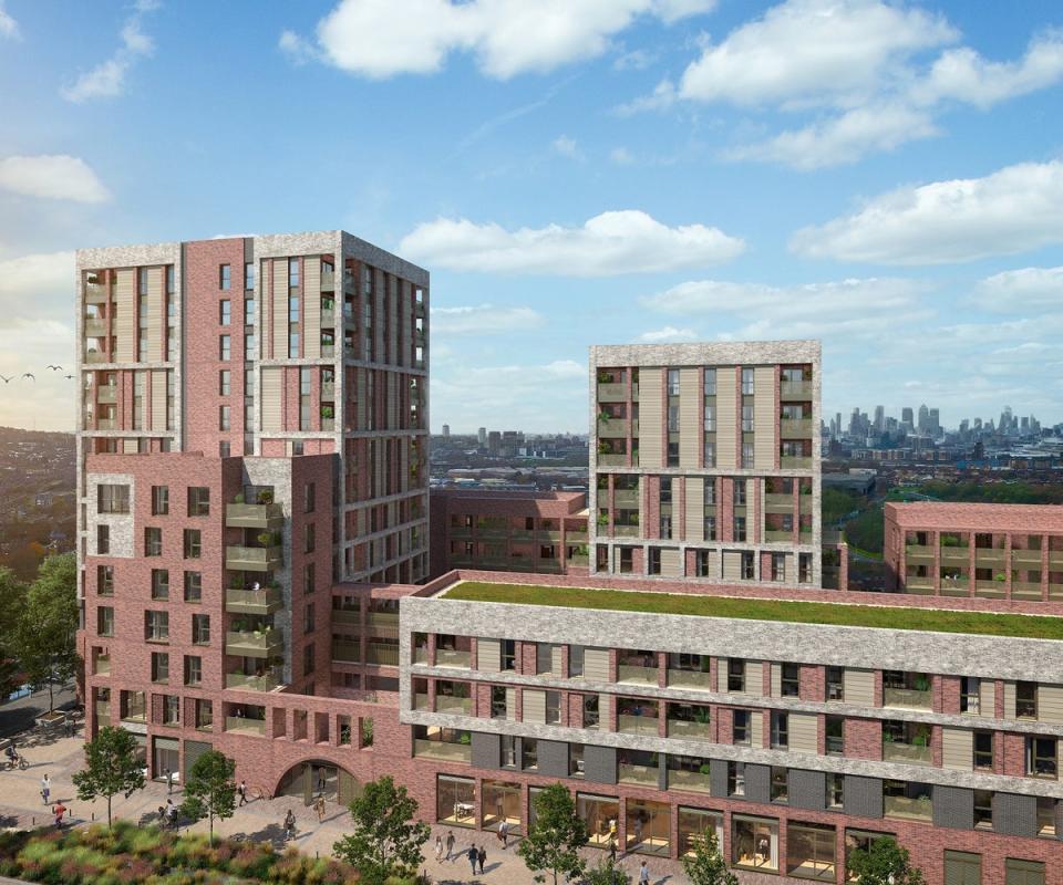 The Southmere development is part of the wider regeneration of Thamesmead in south-east London (Handout)