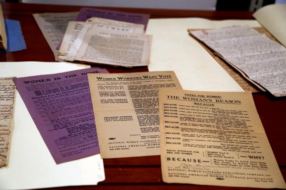 Pamphlets circulated by New Brunswick suffragists.