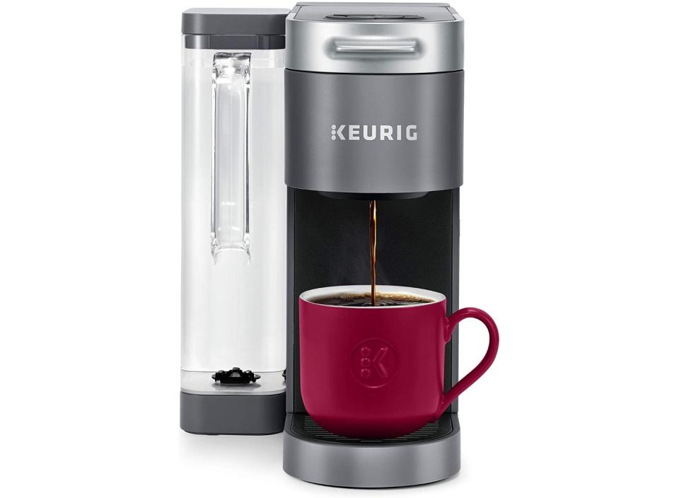 Never deal with loose coffee grounds again with the Keurig K-Supreme Coffee Maker. (Source: Amazon)