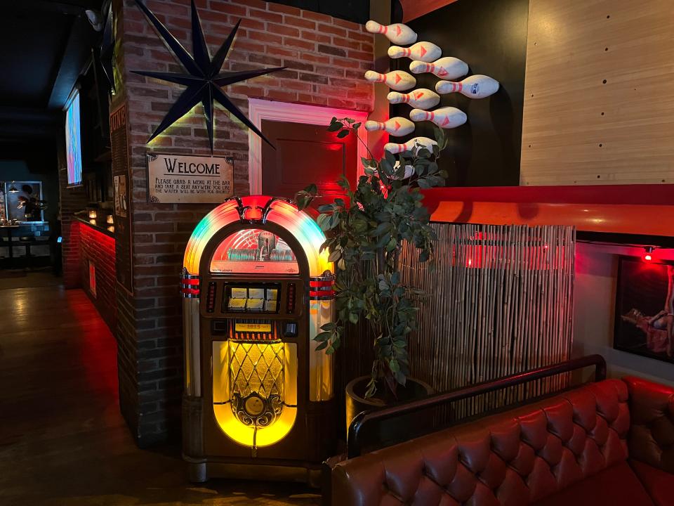 A jukebox at Lebowski Bar in Iceland.