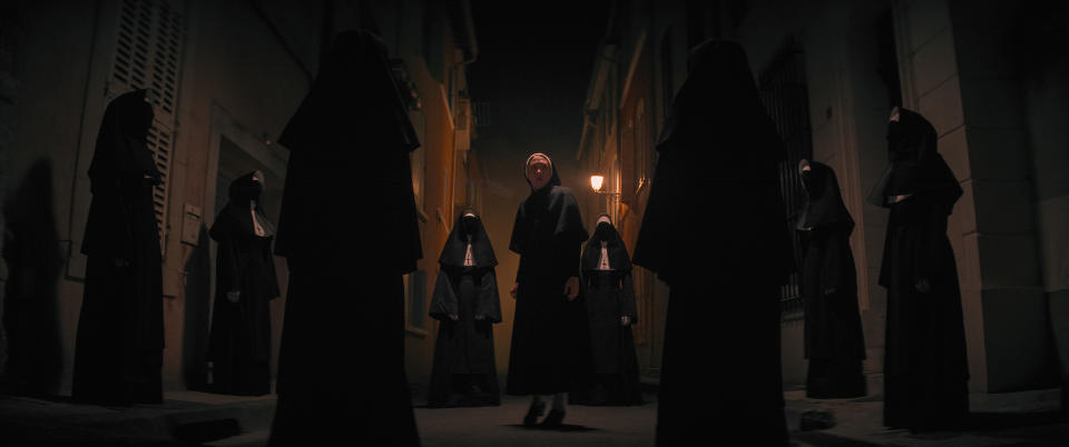 Taissa Farmiga in The Nun II. (New Line/Warner Bros.)