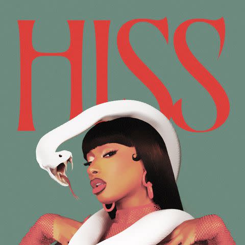 <p>Courtesy of Hot Girl Productions</p> Megan Thee Stallion 'Hiss' single artwork