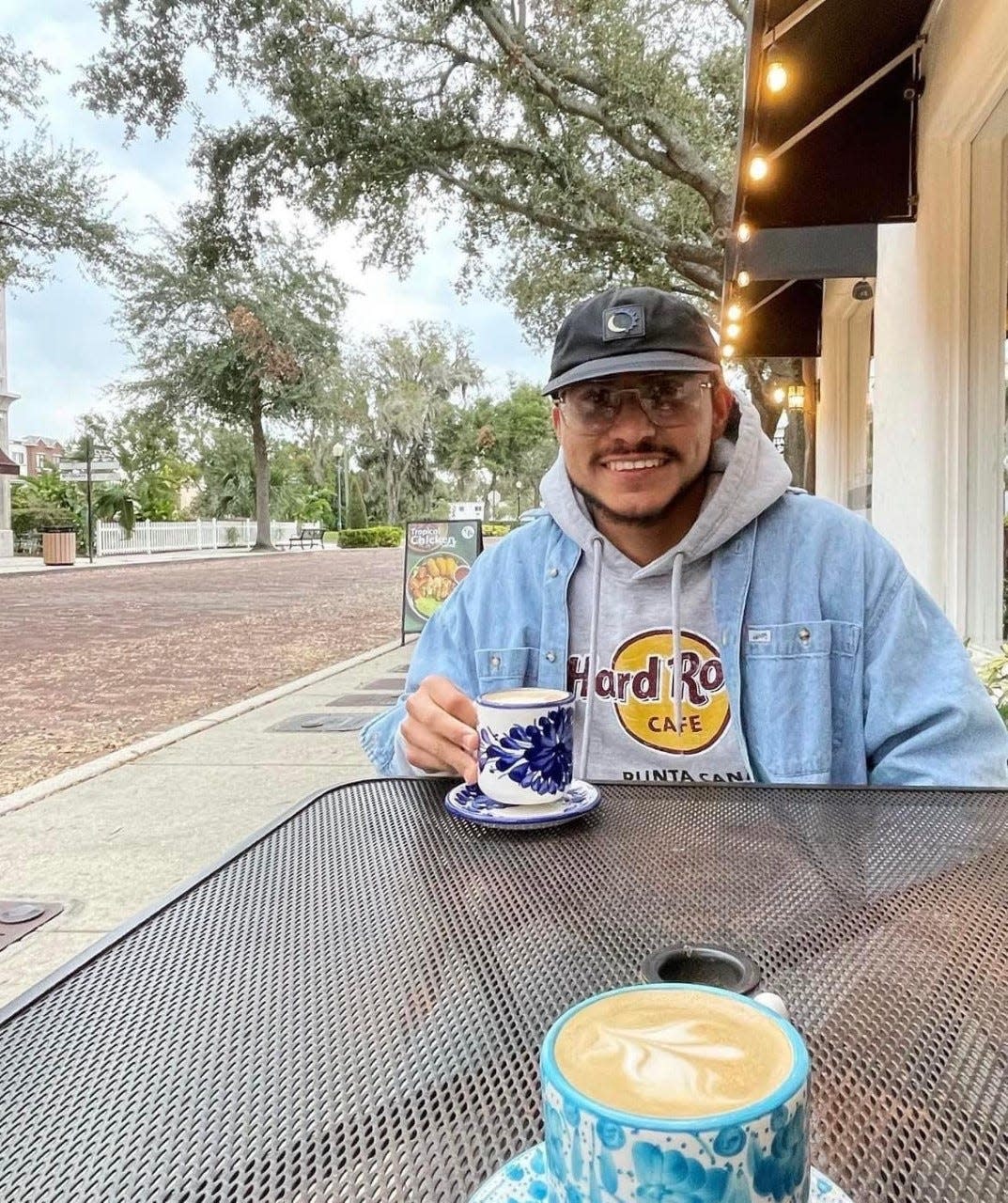 Christian Romero, 23, died Sunday after a negligent motorist struck his vehicle in Orlando. Residents of Flagler Beach, where Romero's parents run a restaurant, have rallied around the Romero family.