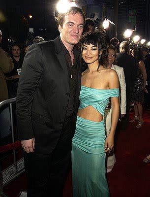 Quentin Tarantino and Bai Ling at the LA premiere of Miramax's Kill Bill Vol. 2