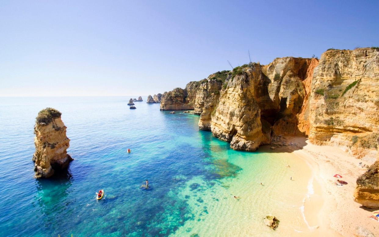 Praia Dona Ana beach, Lagos, Algarve, Faro, Portugal - Getty Images