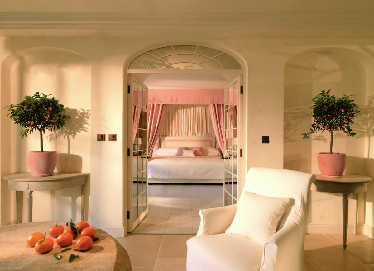 One of the suites at Le Manoir (Belmond Hotel)