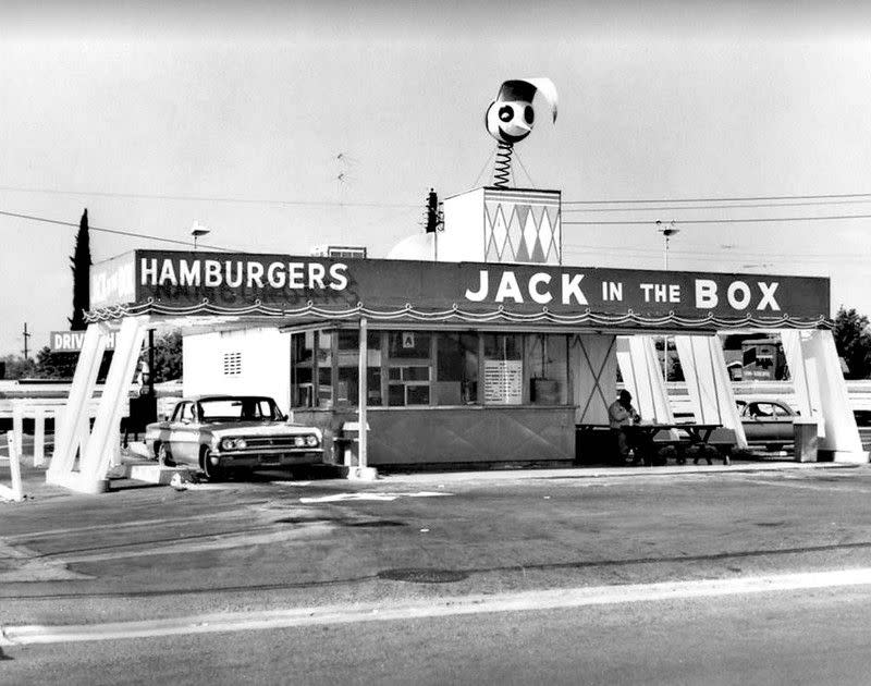 First Jack In the Box in San Diego, El Cajon Blvd. 1951