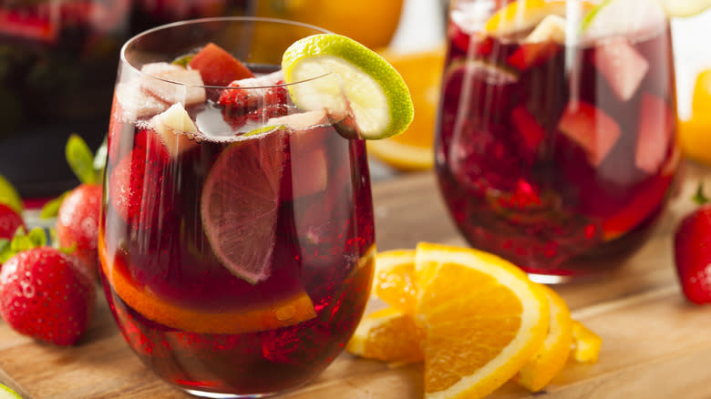 Glass of Sangria