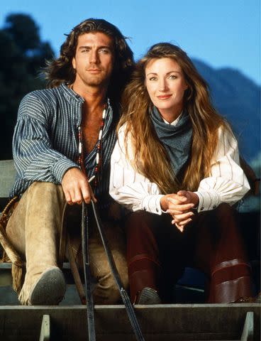 <p>Bill Reitzel/CBS/Courtesy of Everett</p> Jane Seymour and Joe Lando in 'Dr. Quinn, Medicine Woman'