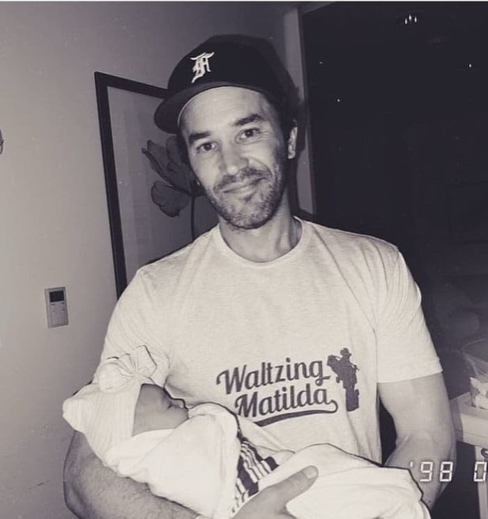 Tom Pelphrey con su hija