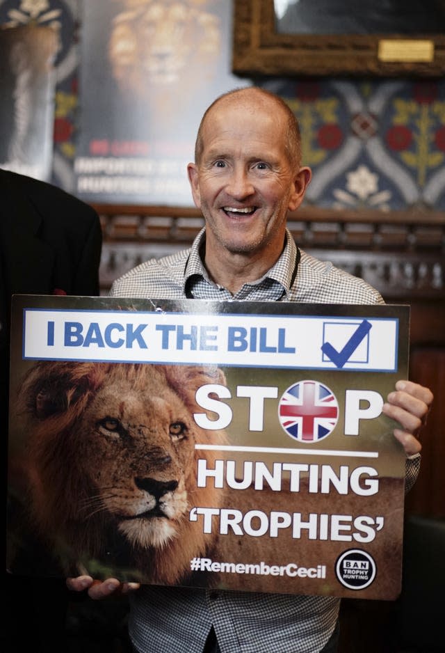 Trophy hunting bill