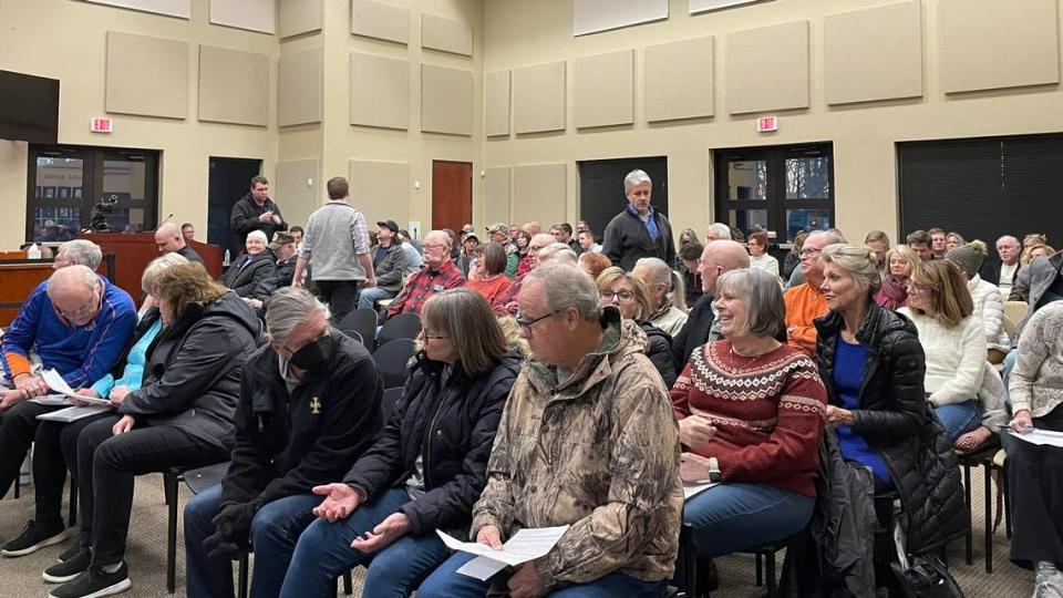 Dozes of people spoke Monday night, mostly in opposition to the Avimor annexation. In all, the commissioners spent over nine hours in meetings on the proposal.