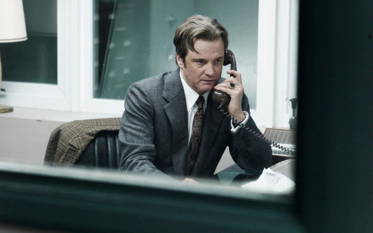 Secret sharers: Colin Firth as Bill Haydon, a figure inspired by Kim Philby - Film Stills