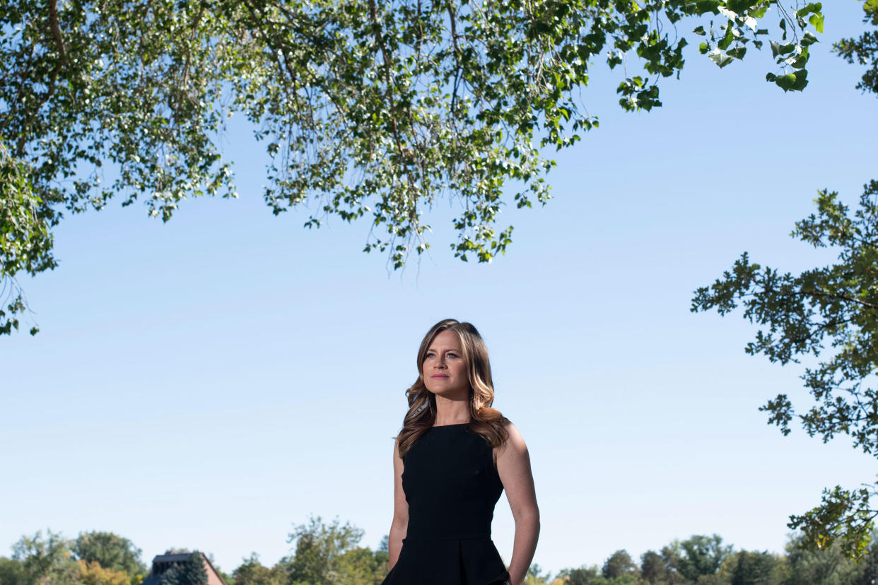 Amber McReynolds, chief executive officer at the National Vote at Home Institute, at Washington Park in Denver