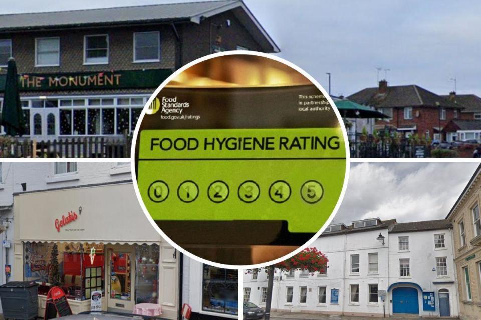 Weitere Veranstaltungsorte in Herefordshire wurden von Lebensmittelhygieneinspektoren bewertet