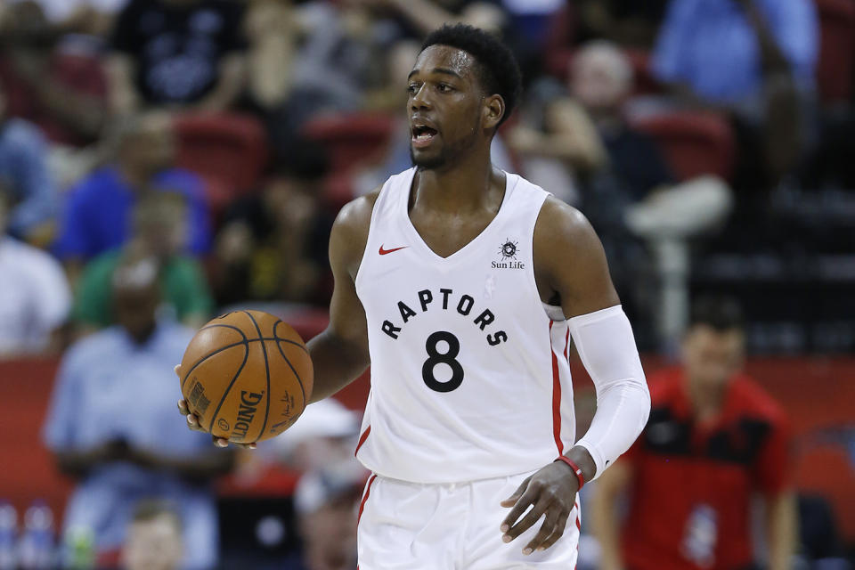 The Toronto Raptors and guard Jordan Loyd mutually agreed to part ways. (Photo by Michael Reaves/Getty Images)