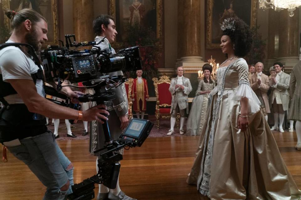 A look behind the scenes of the newly released series “Queen Charlotte: A Bridgerton Story.”