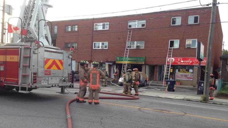 3-alarm fire at St. Clair Avenue West and Runnymede