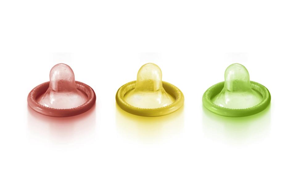 <p>Australia's University of Wollongong is working on a hotly-anticipated new condom that feels just like skin. It's made with latex-alternatives called hydrogels. In the meantime, <a rel="nofollow noopener" href="http://www.lelo.com" target="_blank" data-ylk="slk:LELO" class="link ">LELO</a>, the world's leading designer brand this year announced the launch of its revolutionary new condom, <a rel="nofollow noopener" href="https://www.lelo.com/hex-condoms-original" target="_blank" data-ylk="slk:LELO HEX™" class="link ">LELO HEX™</a>. Marking the first time the humble condom has had a re-boot since the 1950s, HEX condoms have altered the actual structure of the condom. Comprised of 350 hexagonal 'plates', the new condom design combines a thicker structure for strength, with thinner plates for sensation. [Photo: Getty] </p>