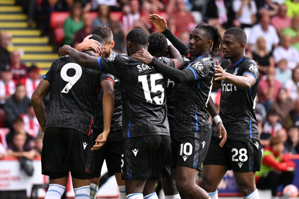 Winning start: Odsonne Edouard’s goal was enough for Crystal Palace to beat Sheffield United  (Getty Images)