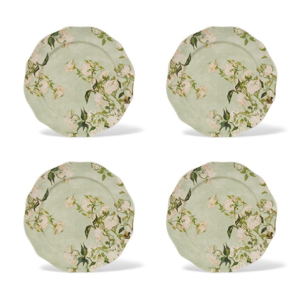 Van Gogh Roses Plate Set