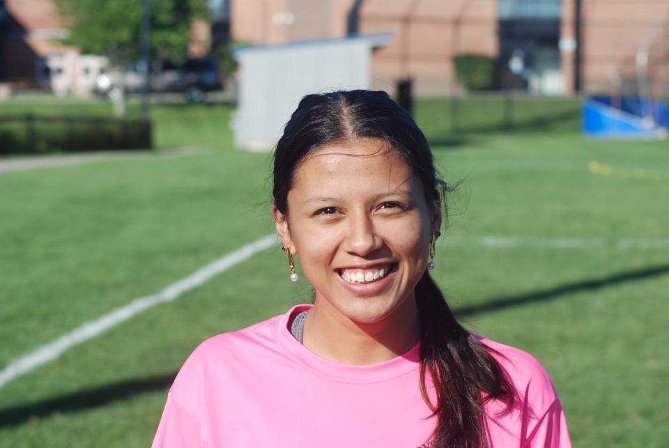 Oyster River soccer player Sara Camargo