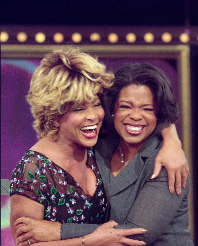 Oprah Winfrey y Tina Turner