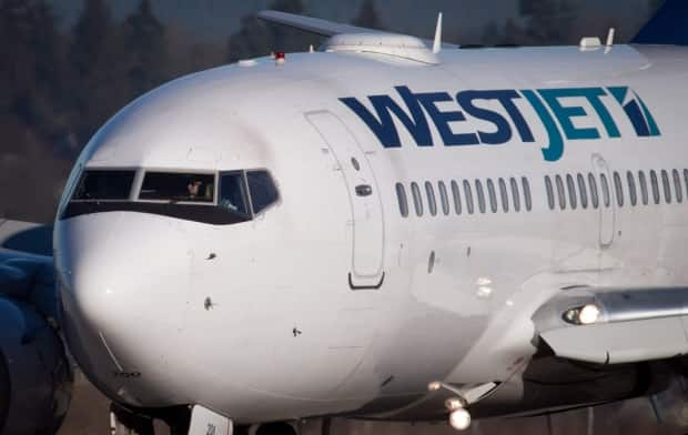 Alberta is asking the federal government for assurances that airlines like WestJet, which is based in Calgary, won't get left behind because of the Air Canada bailout deal.  (Darryl Dyck/The Canadian Press - image credit)