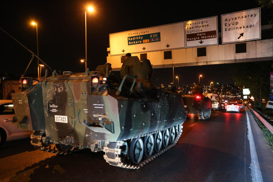 Attempted military coup in Turkey