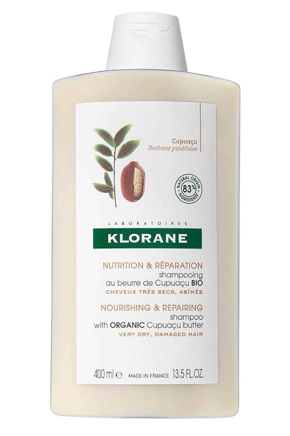 5) Klorane Nourishing & Repairing Shampoo with Cupuacu Butter