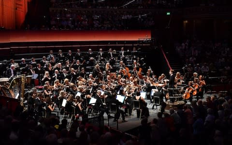 Joshua Weilerstein conducts the BBC Symphony Orchestra - Credit: BBC/Chris Christodoulou