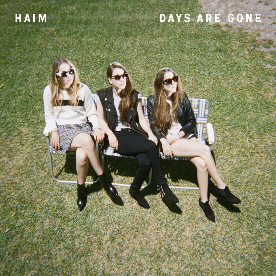 This image released by Columbia Records shows "Days Are Gone," by HAIM, named one of the top albums of the decade by the Associated Press. (Columbia via AP)