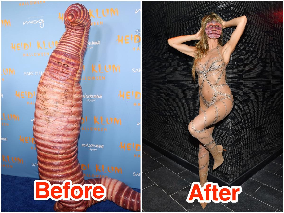 If you're wondering how Heidi Klum did anything in her worm