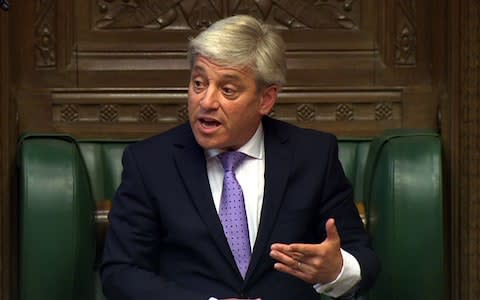 John Bercow, the Speaker of the House of Commons - Credit:  AFP/ AFP
