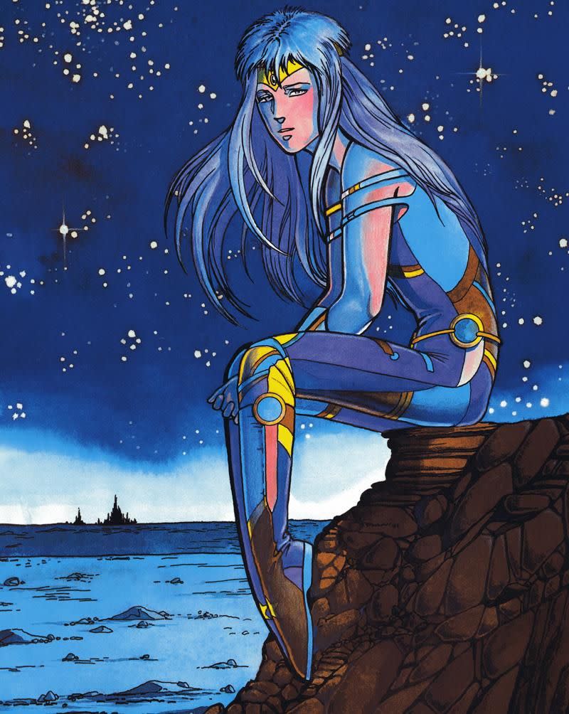 Lancer, as drawn by illustrator Colleen Doran for the book Robotech Art 2. 