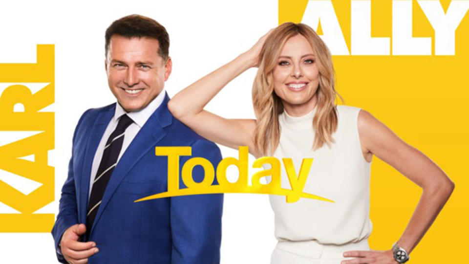 Karl Stefanovic and Allison Langdon in a promo shot for the Today show