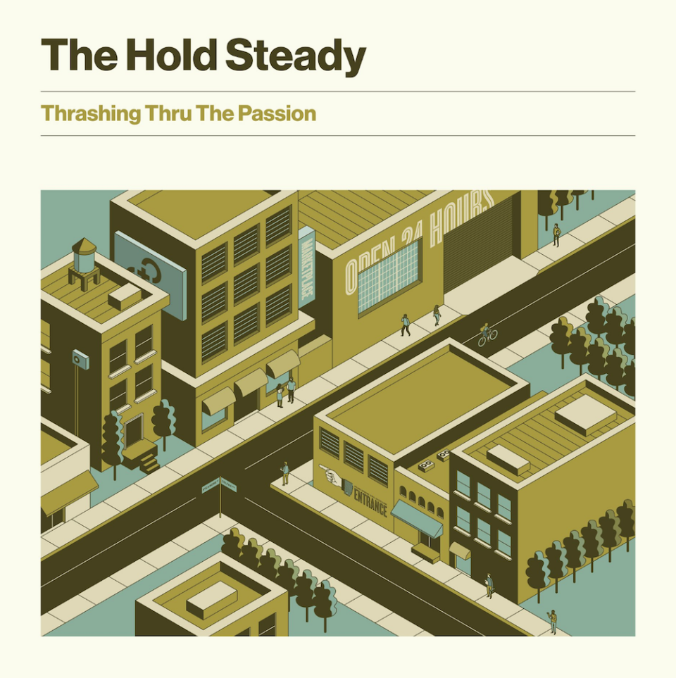 hold steady thrashing thru passion new album announce artwork cover The Hold Steady announce new album, Thrashing Thru the Passion, share Denver Haircut: Stream