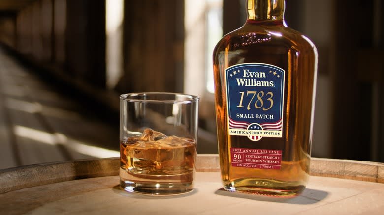 Evan Williams 1783 Small Batch bottle