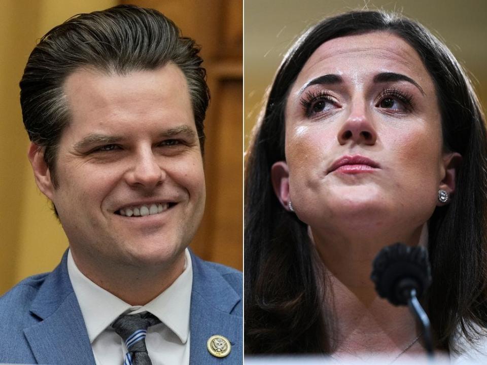 Former Trump White House Aide Cassidy Hutchinson Says Matt Gaetz Once Came On To Her By Touching