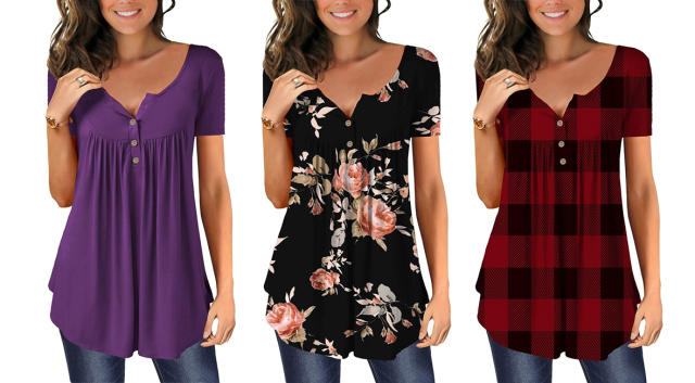 This 'flowy, feminine' tunic top is just $20 fits like 'an absolute dream',  say thousands of  shoppers