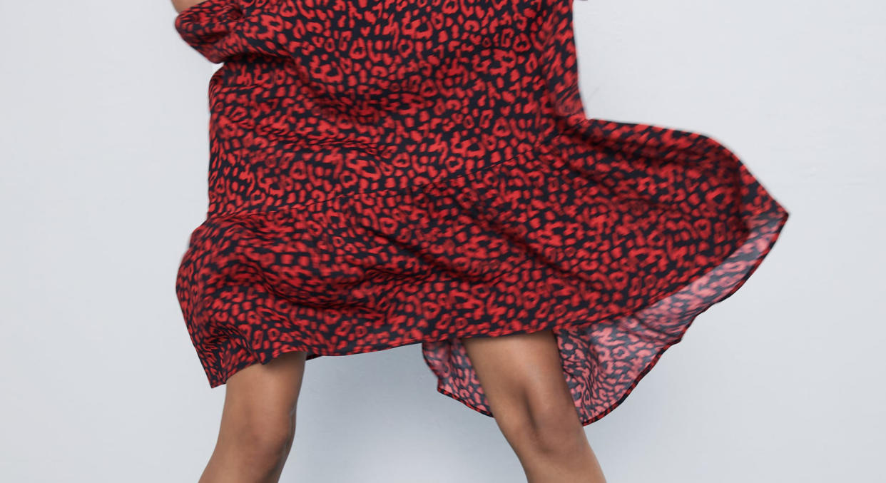 Zara has brought back its cult-favourite polka dot dress in a new version [Photo: Zara]