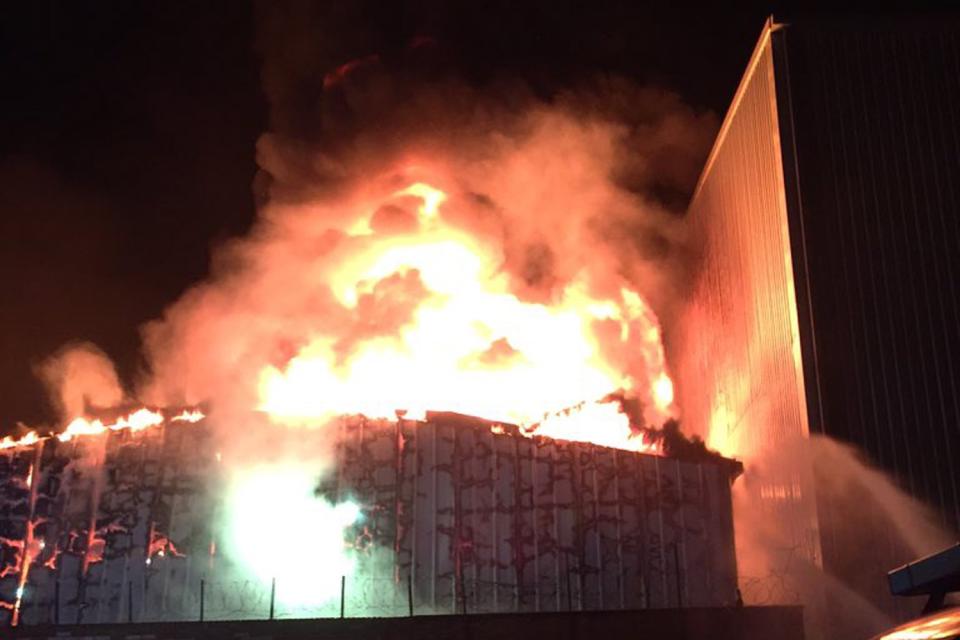Tottenham fire: Warehouse blaze finally under control after two-day battle