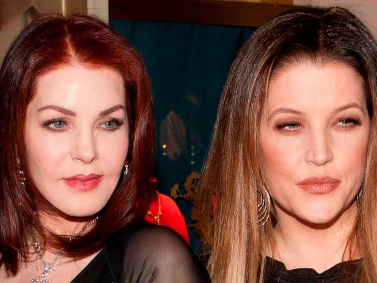 Priscilla Presley junto a su fallecida hija, Lisa Marie Presley